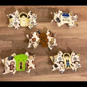 Star Wars inspired faux leather bows